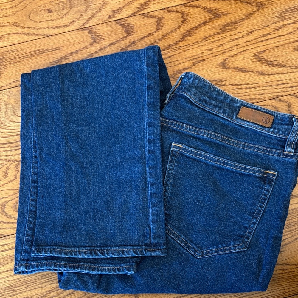 💥 Lands' End Dark Blue Straight Jeans